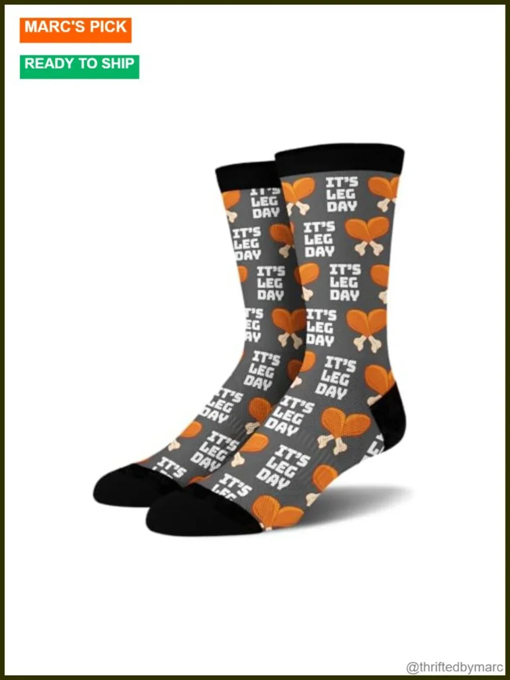 Fall Themed Novelty Crew Socks - Pumpkin Spice, Thanksgiving, Unisex Cotton